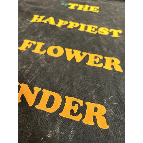 Petal & Peacocks Graphic T-Shirt Adult Medium Gray Short Sleeve Shirt - Picture 6 of 9